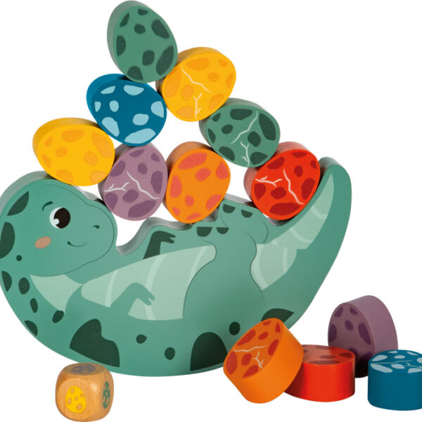 Gra balansująca dla dzieci Dino – drewniana gra zręcznościowa